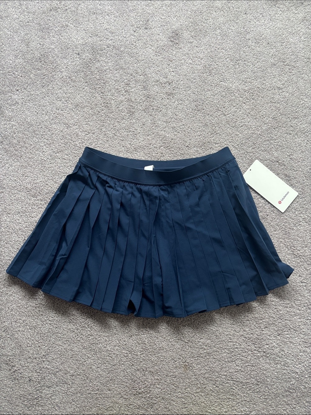 lululemon High-Rise Pleated Tennis Skirt Size 10 Navy NWT
